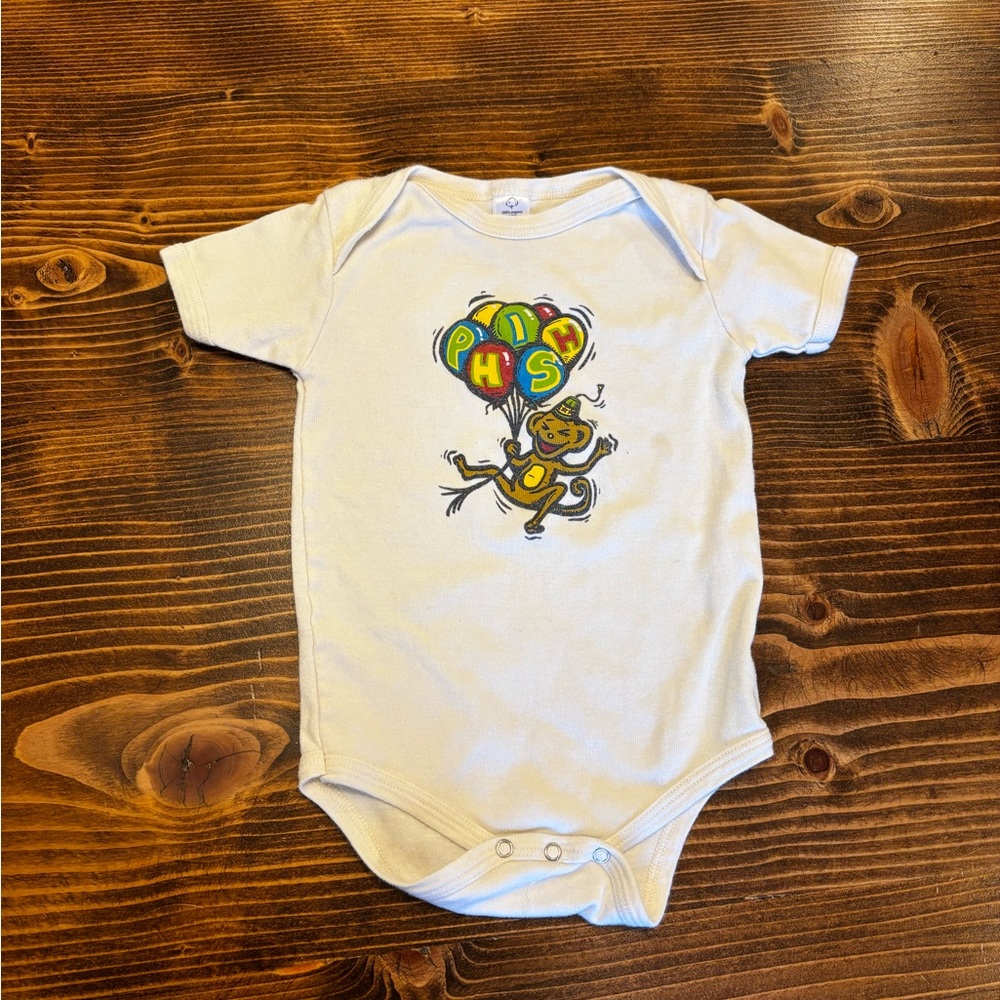 Phish Monkey Graphic Kids Bodysuit